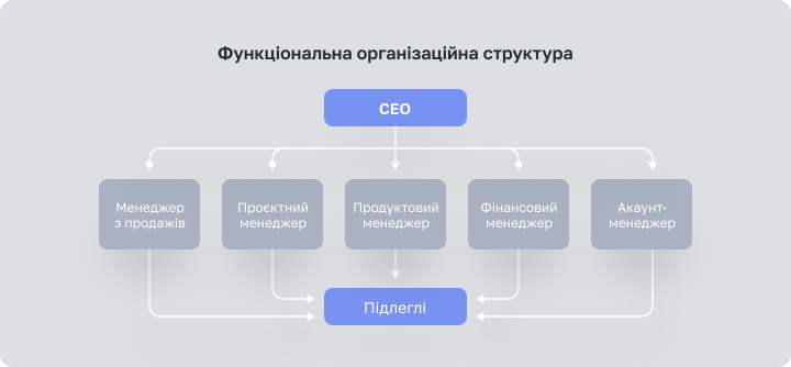 2. Функциональная организационная структура
