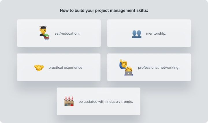 How to build your project management skills